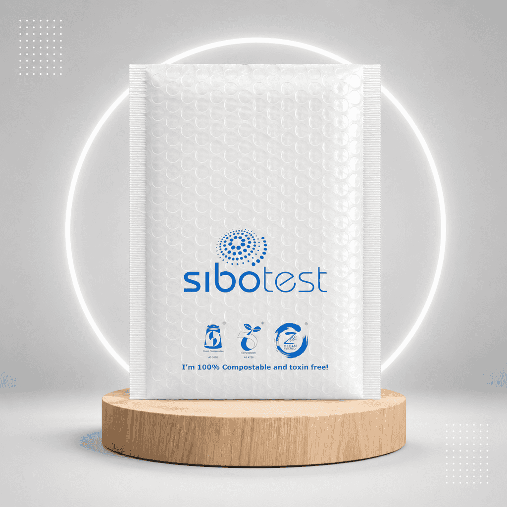 SIBOtest custom compostable mailer
